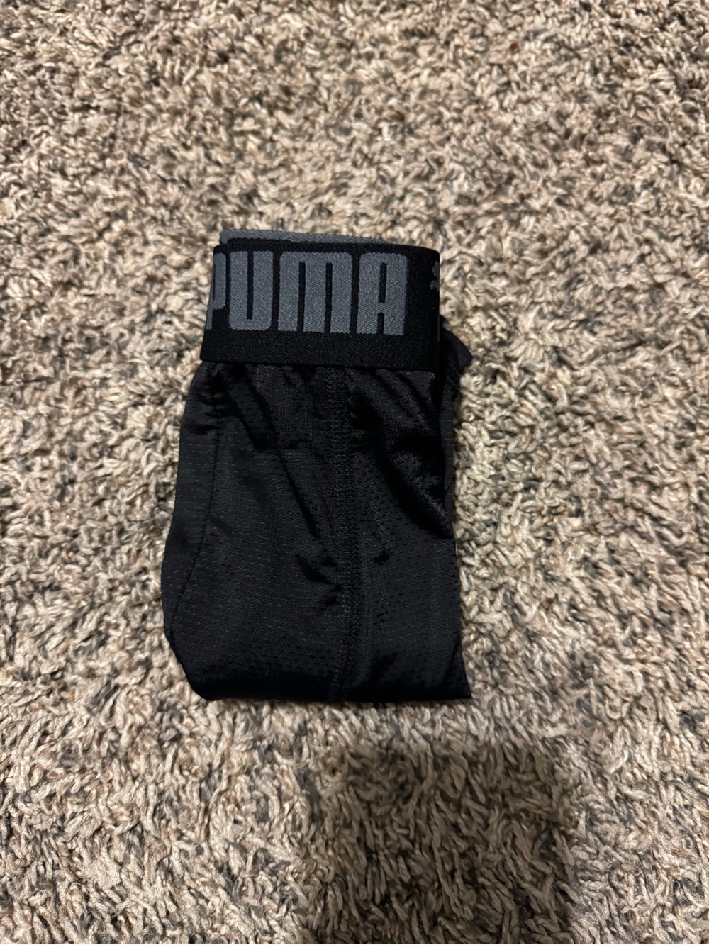Puma Black Men’s Logo Waistband Boxer Briefs